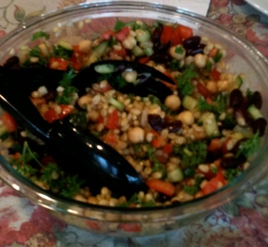 Wheatberry salad